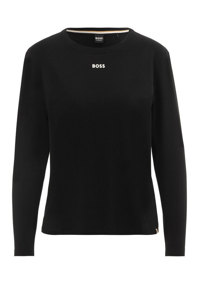 BOSS Langarmshirt mit Rundhalsausschnitt von BOSS