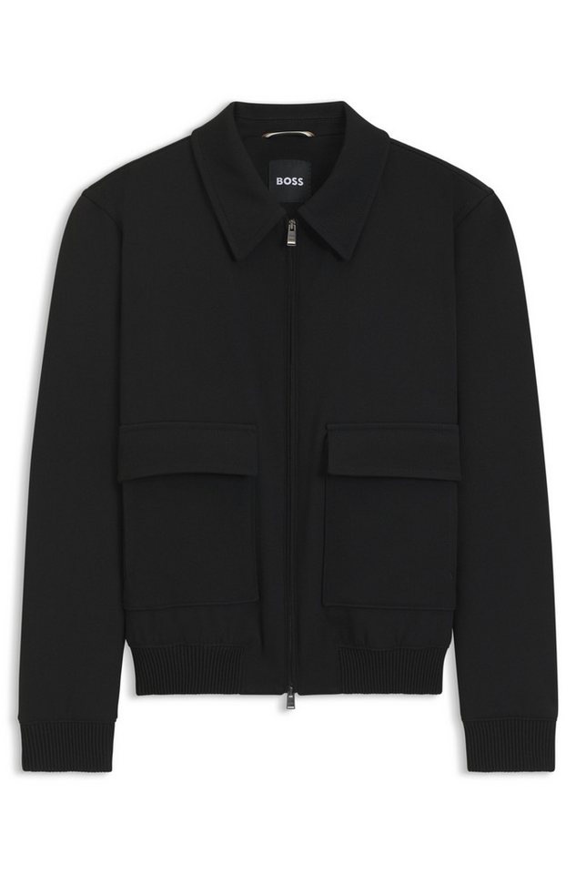 BOSS Langmantel Regular-Fit Sweatjacke Charly - Regular Fit von BOSS