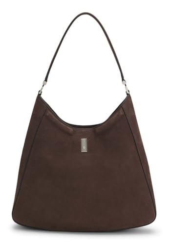 BOSS Leder Schultertasche Ariell Hobo Bag Dark Purple braun BOSS Leder Schultertasche Ariell Hobo Bag Dark Purple braun von BOSS