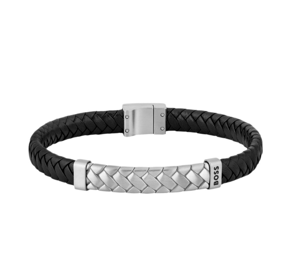 BOSS Lederarmband 1580674M, Armband, Edelstahl, Boss, Leder, Herren von BOSS