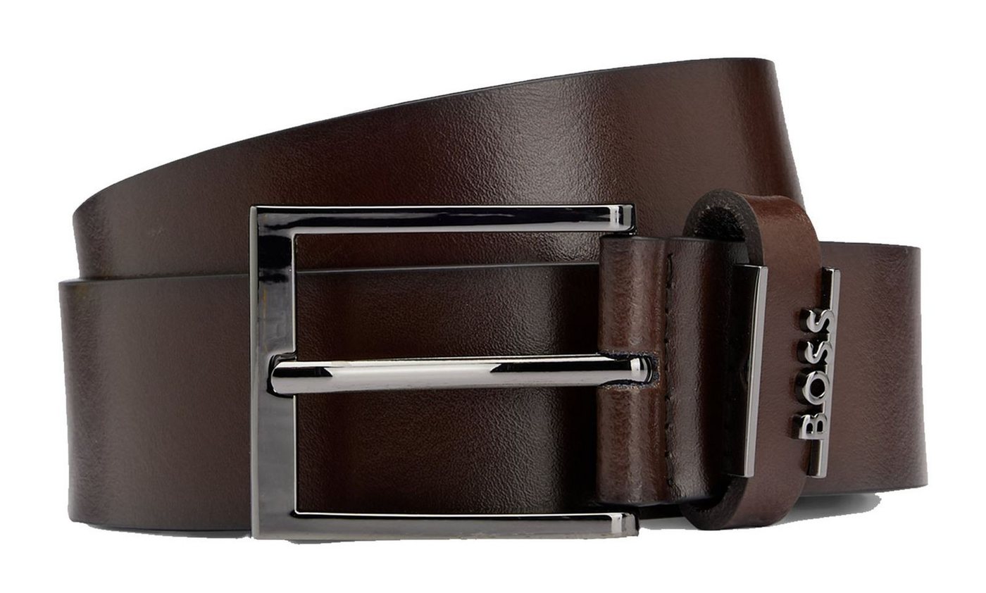 BOSS Ledergürtel Belt aus echtem Leder von BOSS
