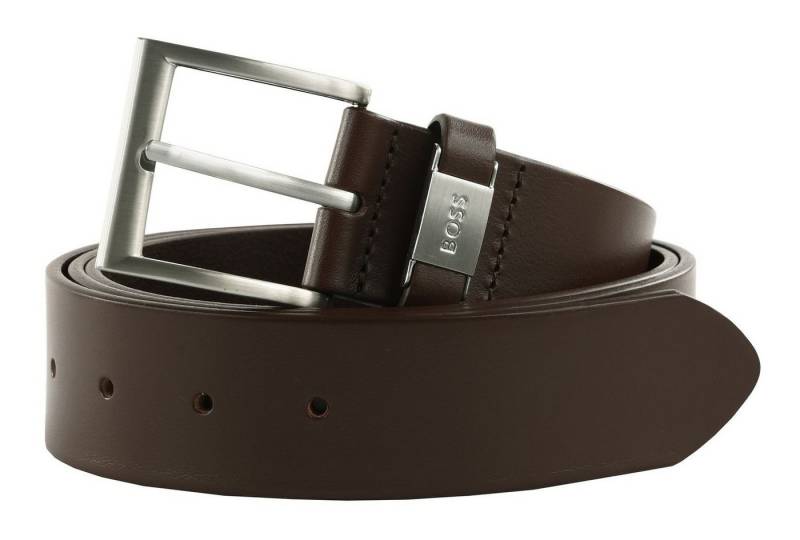 BOSS Ledergürtel Connio-Plus Sz40 Leather Belt aus echtem Rindsleder von BOSS