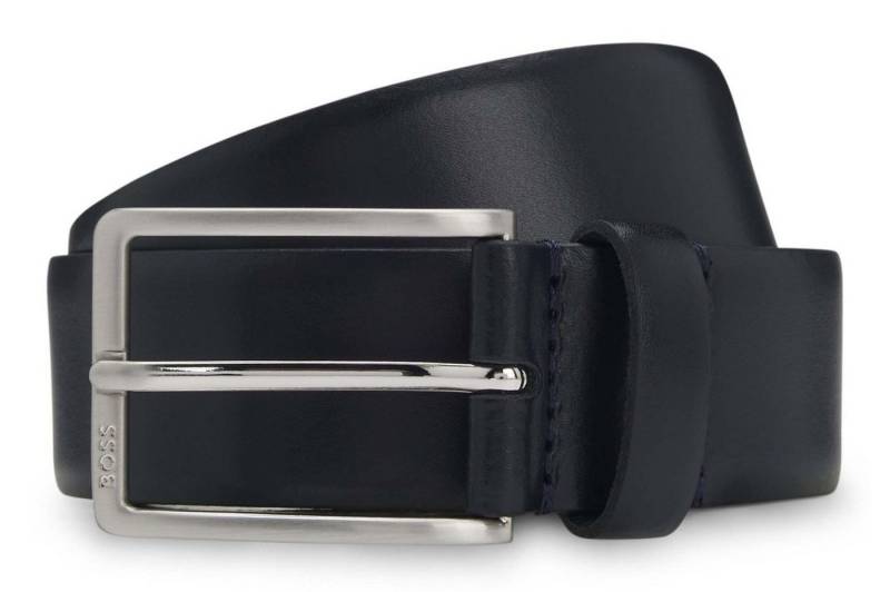 BOSS Ledergürtel Erman-L Sz35 Leather Belt aus echtem Rindsleder von BOSS