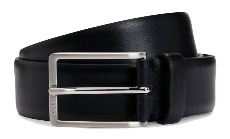 BOSS Ledergürtel Erman-L Sz35 Leather Belt aus echtem Rindsleder von BOSS