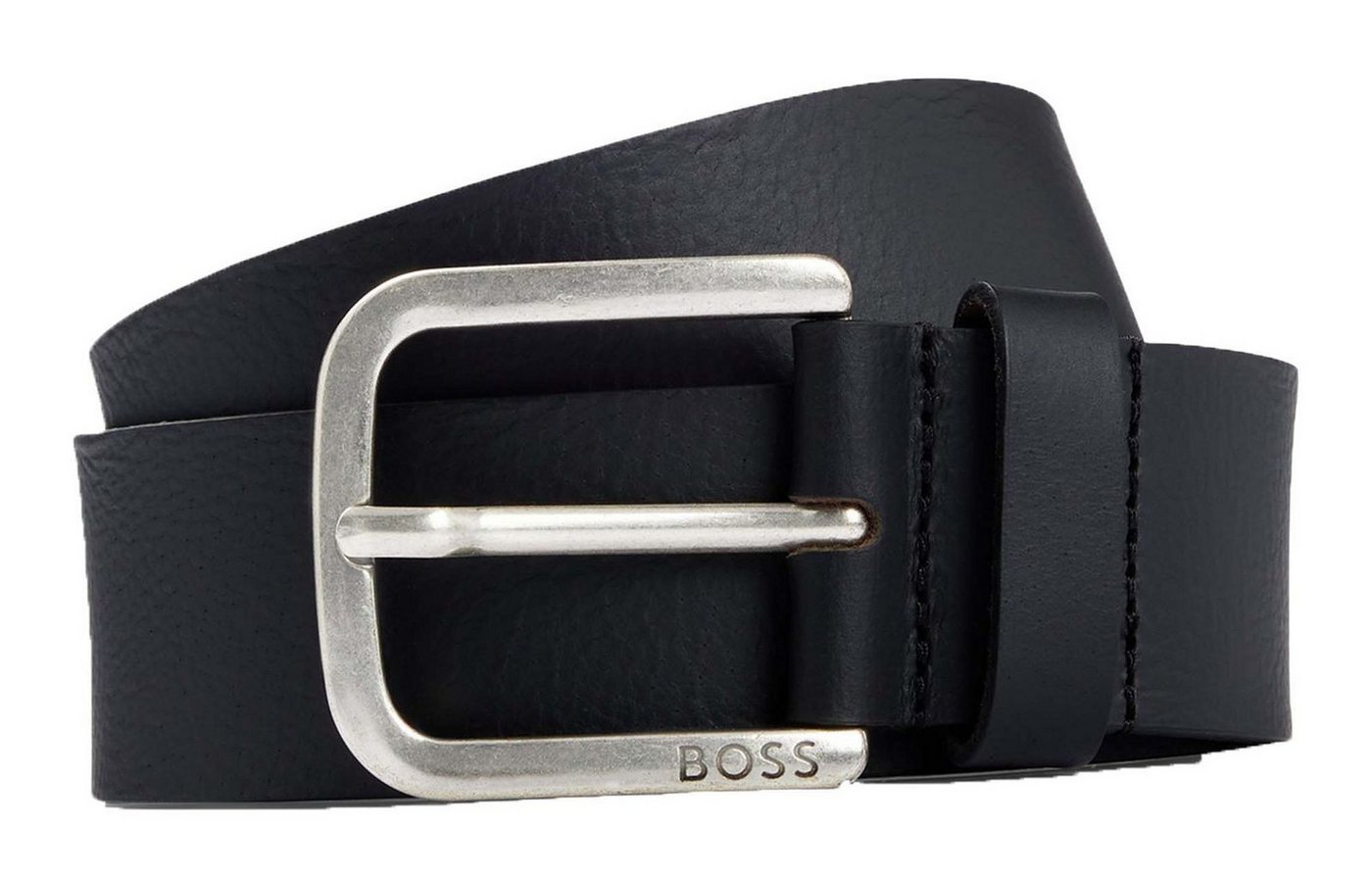 BOSS Ledergürtel Janni Sz40 Leather Belt aus echtem Rindsleder von BOSS