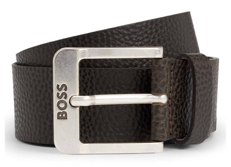 BOSS Ledergürtel Jemio Sz40 Leather Belt aus echtem Rindsleder von BOSS