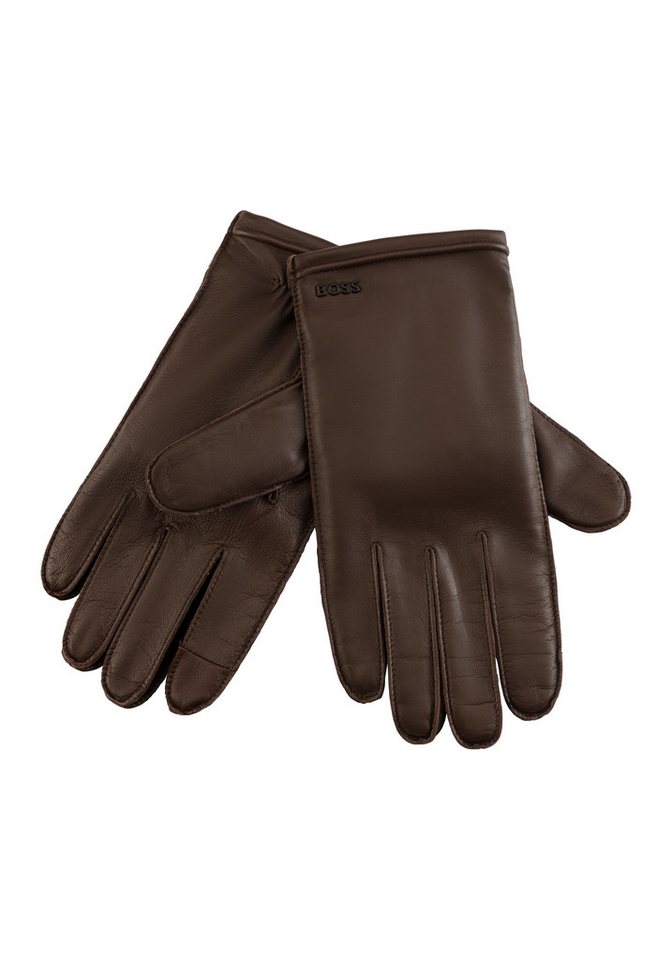 BOSS Lederhandschuhe Kranton-ME mit Touch Tech Fingertips von BOSS