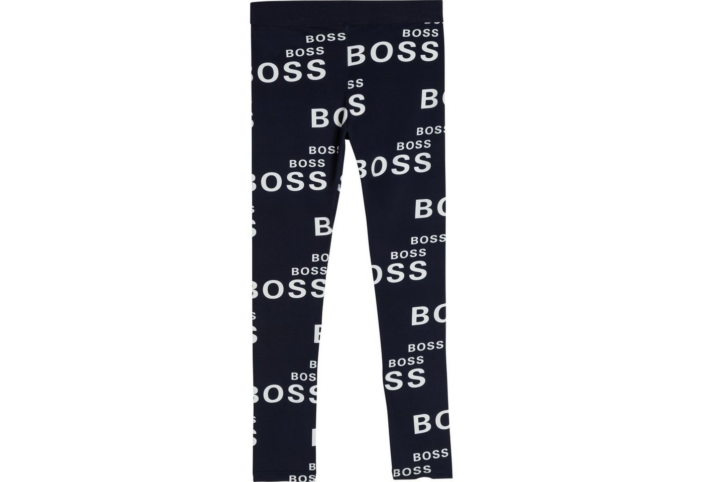 BOSS Leggings HUGO BOSS Kids Leggings marine Logo von BOSS