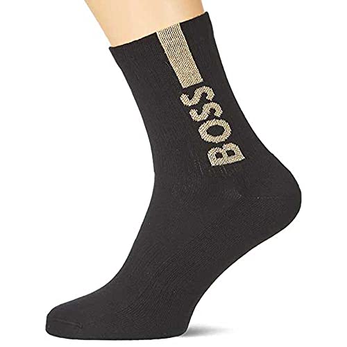 BOSS MEN QS Rib Lurex CC Black1, 40-46 von BOSS