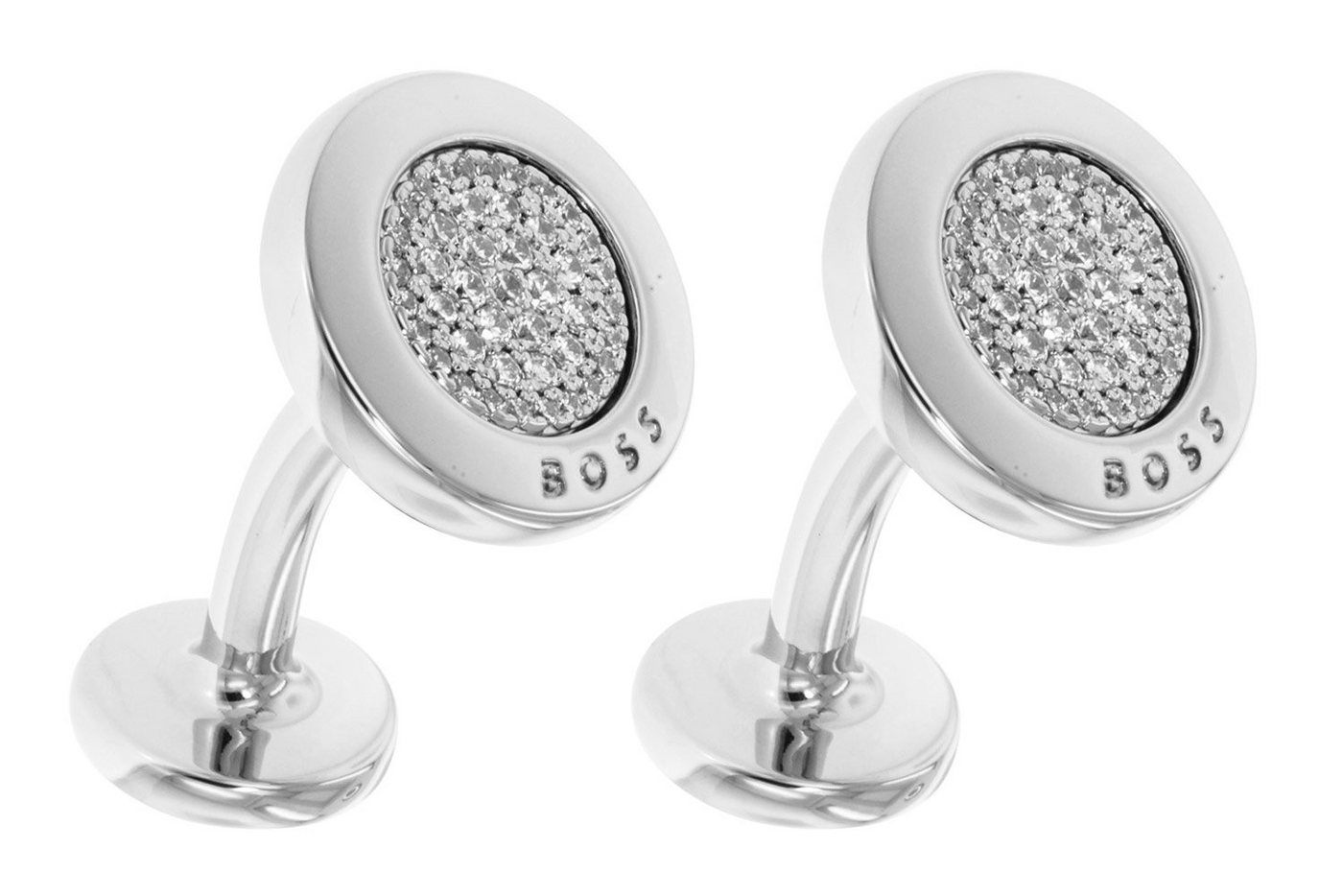 BOSS Manschettenknöpfe Crys Silberfarben von BOSS
