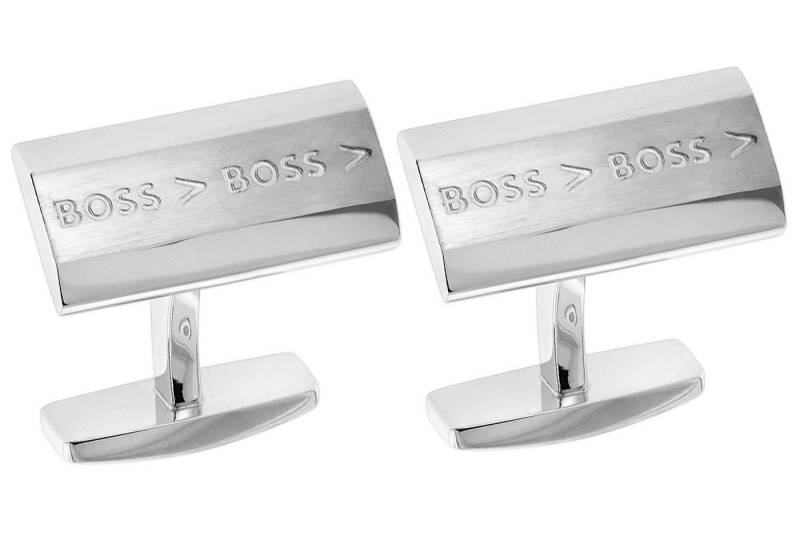 BOSS Manschettenknöpfe Rechteckig Silberfarben Ronnie BOSS Manschettenknöpfe Rechteckig Silberfarben Ronnie von BOSS