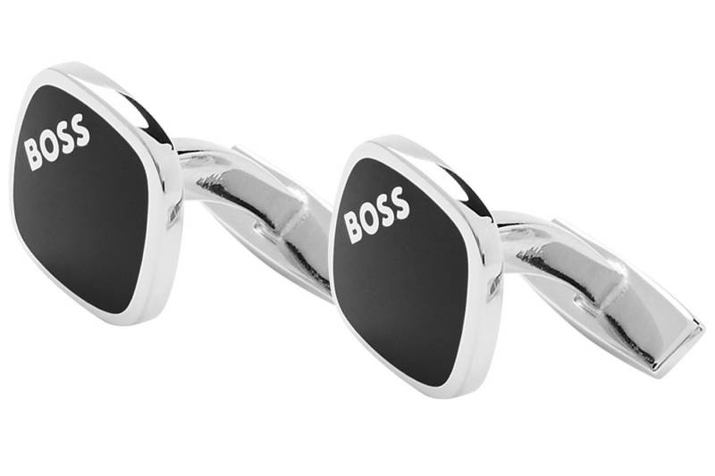 BOSS Manschettenknöpfe Schwarz Quadratisch Giulio von BOSS