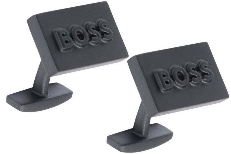BOSS Manschettenknöpfe Schwarz Rechteckig B-Blackboss von BOSS