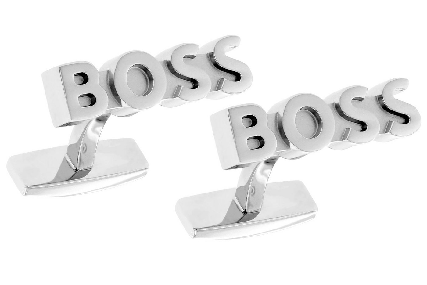 BOSS Manschettenknöpfe Silberfarben B-BOSS von BOSS