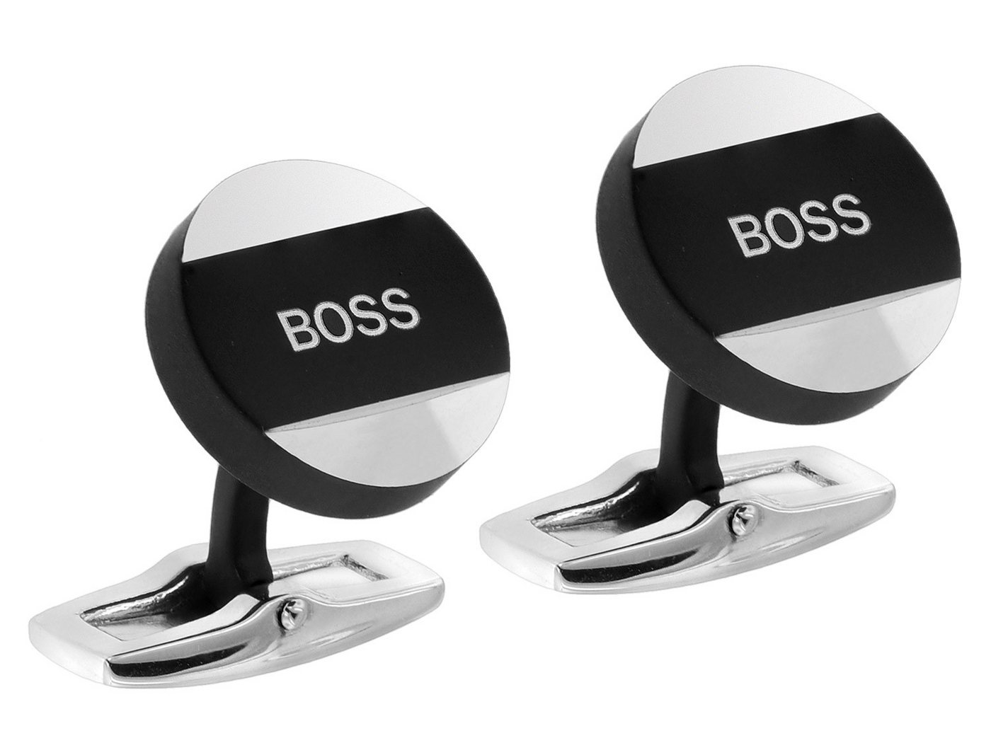 BOSS Manschettenknöpfe T-David Schwarz von BOSS