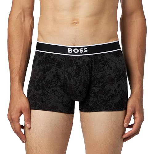 BOSS Men Trunk 24 Print Medium Grey31, L von BOSS