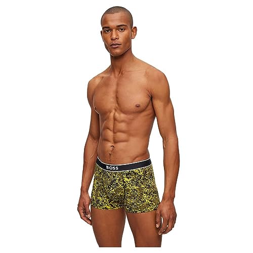 BOSS Men Trunk 24 Print Open Green362, M von BOSS