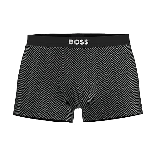 BOSS Men Trunk Herringbone Medium Grey31, L von BOSS