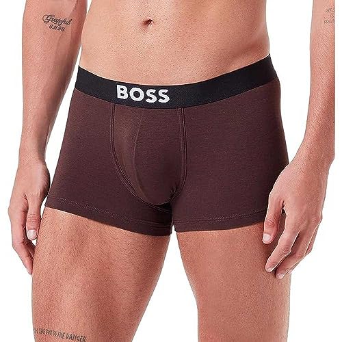 BOSS Men Trunk ID Dark Brown205, M von BOSS