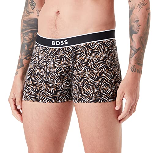 BOSS Men's 24 Print Trunk, Medium Beige263, L von BOSS