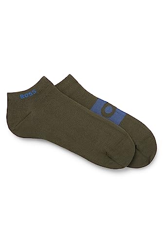 BOSS Men's 2P AS Logo Col CC Ankle Socks, Open Green361, 39-42 von BOSS