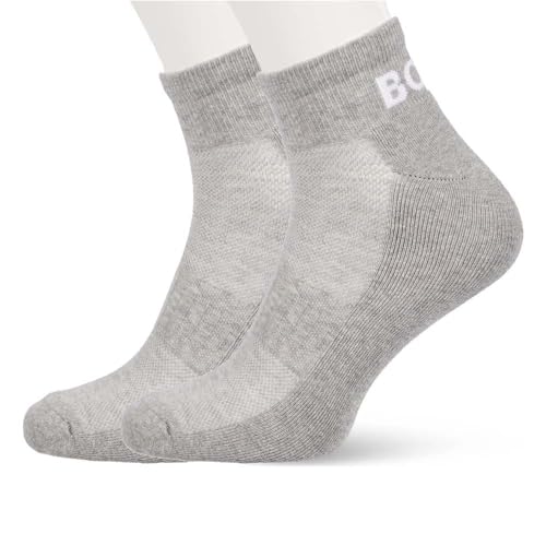 BOSS Herren 2P As Sport Col Cc Ankle_Socks, Medium Grey31, 39-42 von BOSS