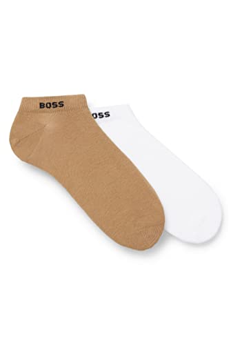 BOSS Men's 2P AS Uni Colors CC Ankle Socks, Medium Beige261, 39-42 von BOSS