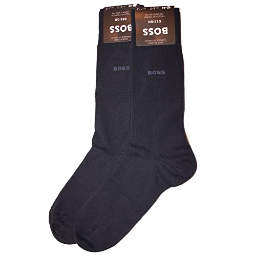 BOSS Men's 2P RS Giftset Bag CC Socks_Gift_Set, Dark Blue401, 40-46 (2er Pack) von BOSS