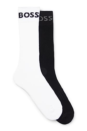 BOSS Men's 2P RS Sport Col CC Regular Socks, Black3, 39-42 (2er Pack) von BOSS