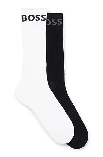 BOSS Men's 2P RS Sport Col CC Regular Socks, Black3, 40-46 von BOSS