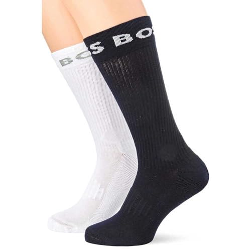 BOSS Men's 2P RS Sport Col CC Regular Socks, Natural108, 40-46 von BOSS