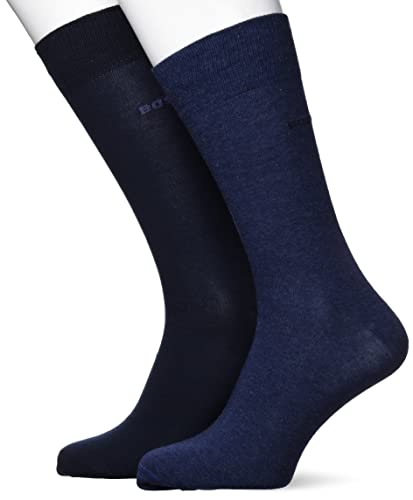 BOSS Men's 2P RS Uni Colors CC Regular_Socks, Open Blue467, 39-42 von BOSS