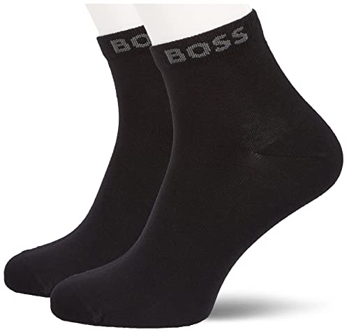 BOSS Men's 2P SH Uni CC Short_Socks, Black1, 39-42 von BOSS