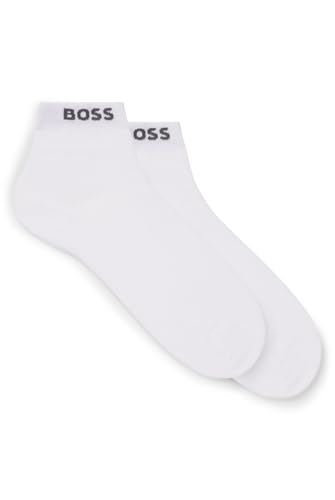 BOSS Men's 2P SH Uni CC Short_Socks, White100, 39-42 von BOSS