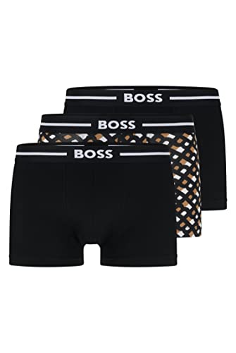 BOSS Men's 3P Bold Design Trunk, Open Miscellaneous977, XS (3er Pack) von BOSS