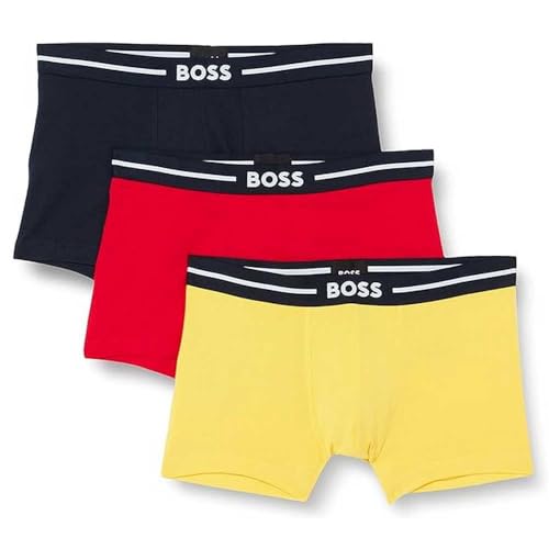 BOSS Men's 3P Bold Trunk, Open Miscellaneous968, XXL (3er Pack) von BOSS