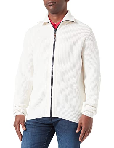 BOSS Men's Abinero Knitted Jacket, Light Beige277, L von BOSS