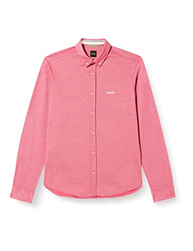 BOSS Men's BIADO_R Shirt, Medium Pink660, XXL von BOSS