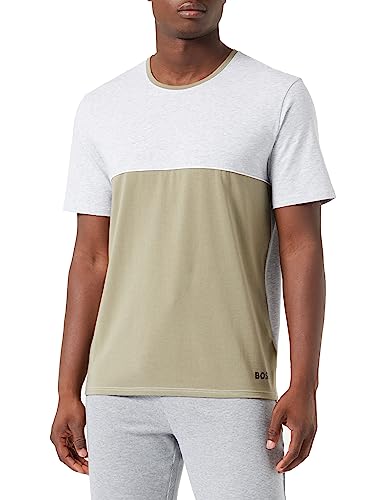 BOSS Men's Balance RN Pyjama T-Shirt, Light/Pastel Green336, M von BOSS
