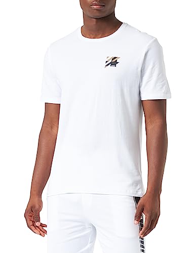 BOSS Men's Dynamic Pyjama T-Shirt, White100, S von BOSS