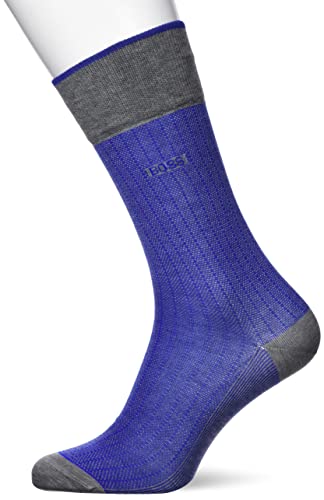 BOSS Men's George RS Design MC Regular_Socks, Bright Blue433, 41-42 von BOSS