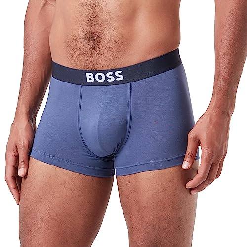 BOSS Men's ID Trunk, Open Blue475, L von BOSS