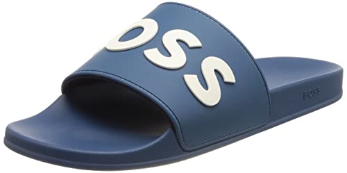 BOSS Herren SLIDE Kirk_slid_rblg, Open Blue463, 47 EU von BOSS