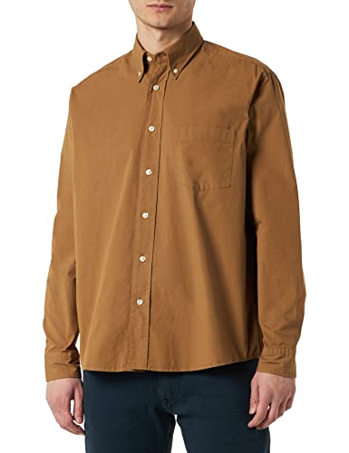 BOSS Men's Lambey Shirt, Open Beige280, L von BOSS