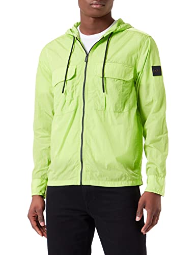 BOSS Men's Laphood Shirt, Bright Green329, L von BOSS