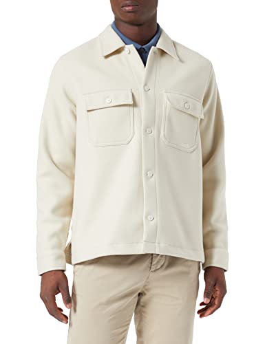 BOSS Men's Lovvo Shirt, Open White, XL von BOSS