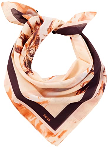 BOSS Men's Nabandana_1 Scarf, Bright Orange827, ONESI von BOSS