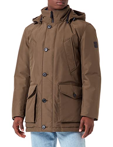 BOSS Men's Osiass Outerwear_Jacket, Dark Green, 44 von BOSS