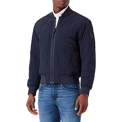 BOSS Men's Oventure Outerwear_Jacket, Dark Blue, 50 von BOSS