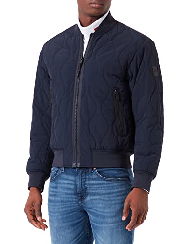 BOSS Men's Oventure Outerwear_Jacket, Dark Blue, 60 von BOSS